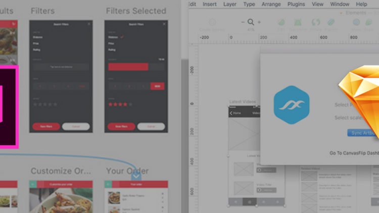 Adobe XD v/s “Sketch + CanvasFlip”?